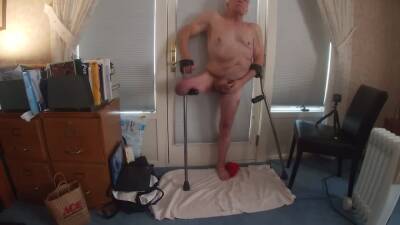 Polio Amputee Cripple Shows Off His Body - fetishpapa.com