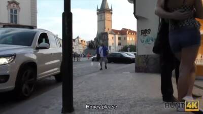 Pretty Brunette Fucked By Stranger To Earn Cash For Ring With Daphne Klyde - hotmovs.com - Czech Republic