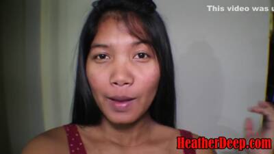 Heather Deep In 20 Week Pregnant Thai Teen Deepthroats Whip Cream Cock And Gets A Good Creamthroat - hclips.com - Thailand