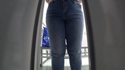 A Camera In A Booth In The Womens Locker Room Is Watching A Mature Bbw With A Big Butt And A Hairy Pussy. Pawg. Fetish - upornia.com - Poland