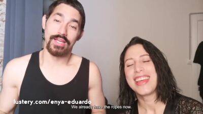 Enya & Eduardo Experiment With Shibari - hclips.com