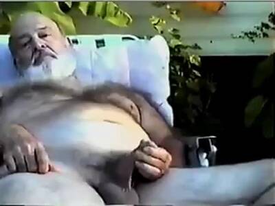 Hairy Grandpa Gets Sucked Off By Young Man - fetishpapa.com