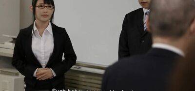 Yui Hatano is punished at work so must sexually please each co-worker - inxxx.com