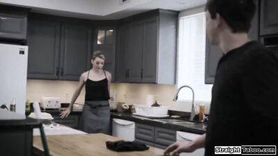 Submissive housemaid gets dominated and fucked by her boss - sunporno.com