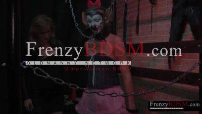 FRENZYBDSM Mature Masochist Montage Playing With Clamps - hotmovs.com