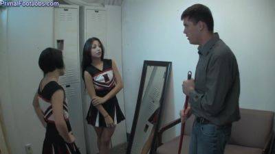 Cheerleader Brats Pantyhose Dominate Him With Alexa Rydell - hclips.com