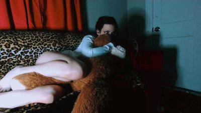 Teddy Bear - Horny Girl Ends Up Dry Humping Teddy During Movie - hclips.com