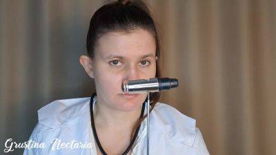 Toxic Russian Doctor Tried To Dominate During The Medical Examination, But Fucked Her In A Mouth - hclips.com - Russia