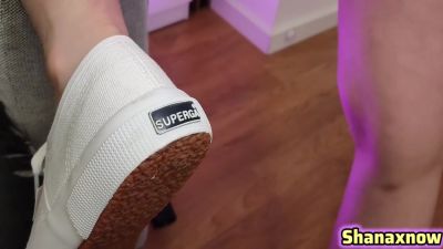 Nerdy Shanaxnow Sneakers Fetish Blowjob Shoejob In Braids - upornia.com