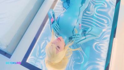 Samus Aran, Octokuro Model And Marty Dope In Latex The Sexvania 5 Min - upornia.com