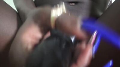 Ebony Teen 18+ Princess Strapon Sucking Instruction For White Humiliation Slaves - upornia.com