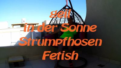 Horny In The Sun - Pantyhose Fetish - hclips.com