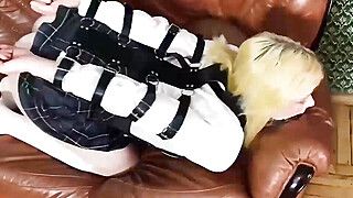 Facefuck and Hard Doggystyle Fuck Bondage Sex - ah-me.com