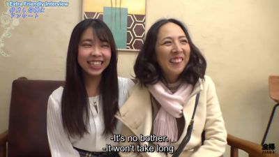 Extreme Japanese age gap lingerie interview and CFNM handjob - hotmovs.com - Japan