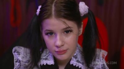 BDSM Humiliation with 18yo Babe Sofa Weber - hotmovs.com
