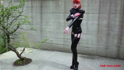 Red Xxx, Mistress Red And Mistress Latex - Red Mistress + Black Latex - hclips.com