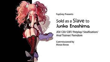 [FayGrey] [Sold as a Slave to Junko Enoshima] (JOI CEI CBT Petplay Sissification Anal Trainer) - xvideos.com