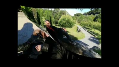 Portuguese blonde submits in a kinky exorcism parody - yesvids.com - Portugal