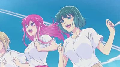 Anime-style girls enjoy sandwiches and sunny moments in Megami Cafe Terrace episode 6 - yesvids.com